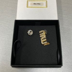 MIU MIU EARRING LOGO SET